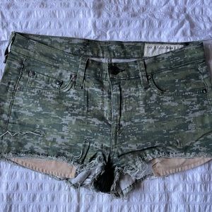 Rag and Bone Camo shorts